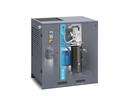 Quiet, reliable and robust -Ë†' Atlas Copco launches new low-investment, belt-driven 15 to 22 kW compressor range